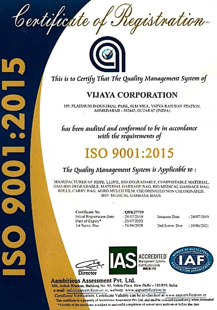 ISO Certificate
